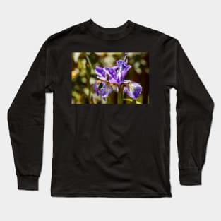 Blue Siberian Iris Long Sleeve T-Shirt